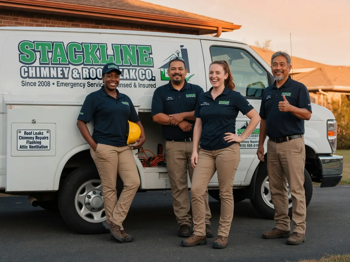Chimney flashing repair company in Oakwood, GA